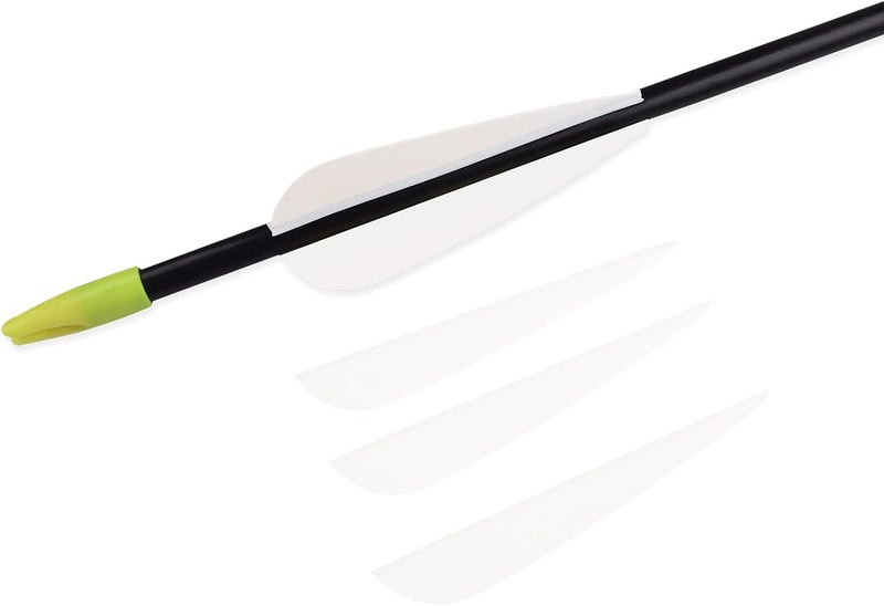TY Archery 3 Inch Arrow Fletching Vanes Plastic Feather for DIY Archery Hunting Targeting Arrows(Pack of 50) - Image 5